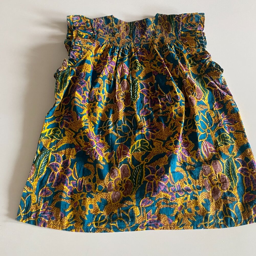 Cleobella Chloe Blouse in Indo Block Print, Size M - Picture 10 of 11
